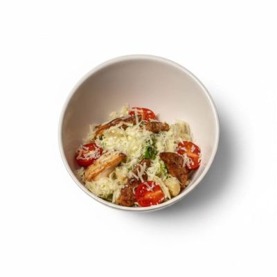 цезарь-с-курицей-и-помидорами Цезарь с курицей и помидорами