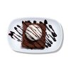 Brownie with vanilla ice-cream