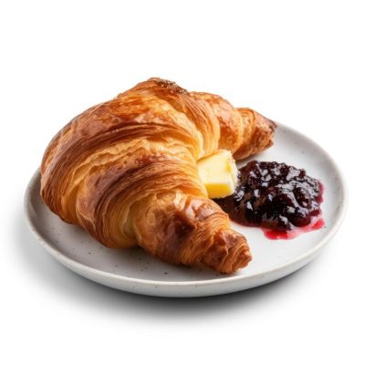 Croissant Jam & Butter