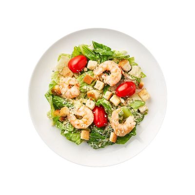 цезарь-с-Креветками Цезарь с Креветками