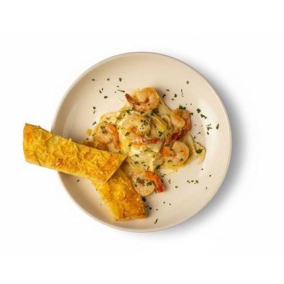 Феттучини c Креветками